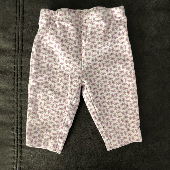 2 Baby Girl Pants Size 0-3 Months - Picture 6 of 7